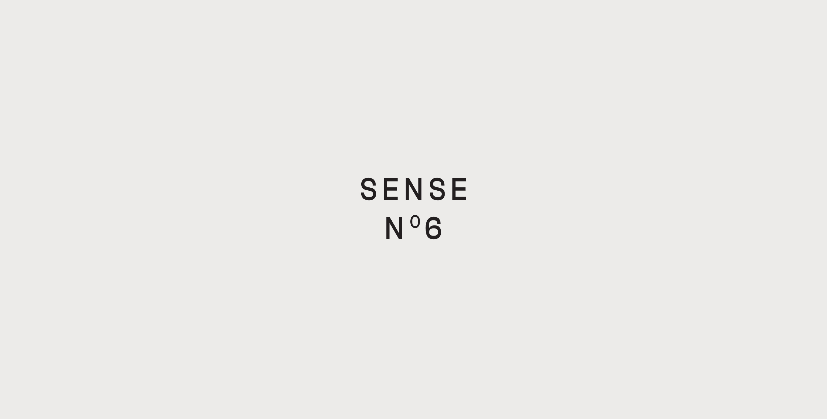Sense No.6 perfume packaging